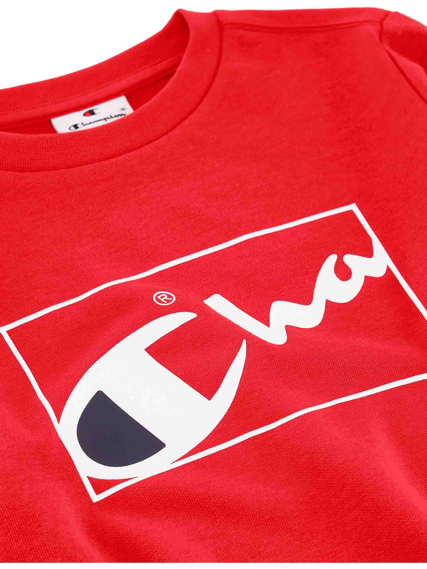 TUTA CHAMPION BAMBINO ROSSO BLU
