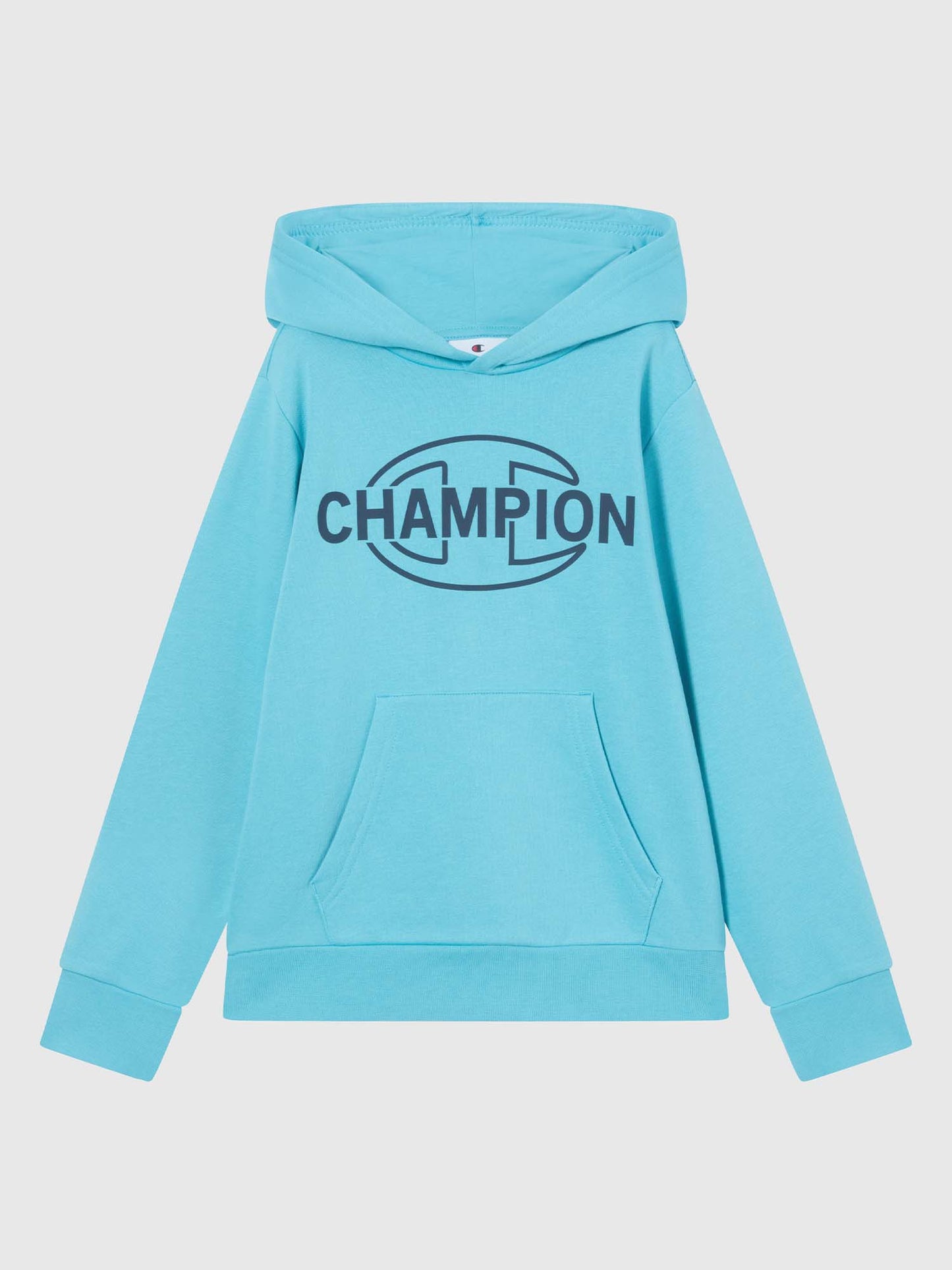 FELPA CON CAPPUCCIO CHAMPION DA BAMBINO CELESTE