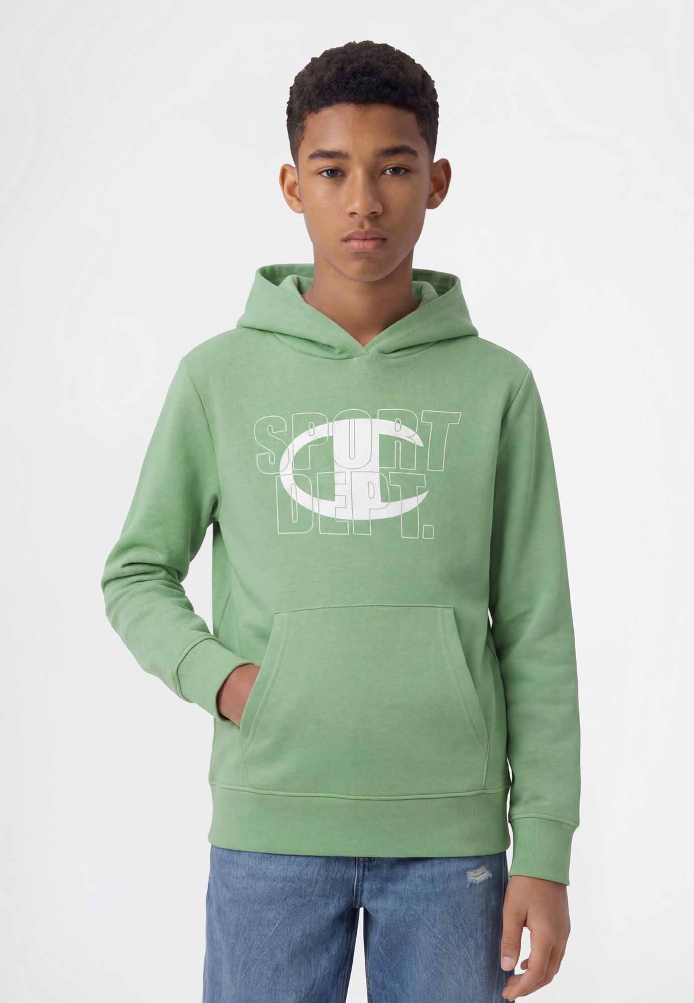 Champion B. Felpa FL, felpa da unisex bambino verde