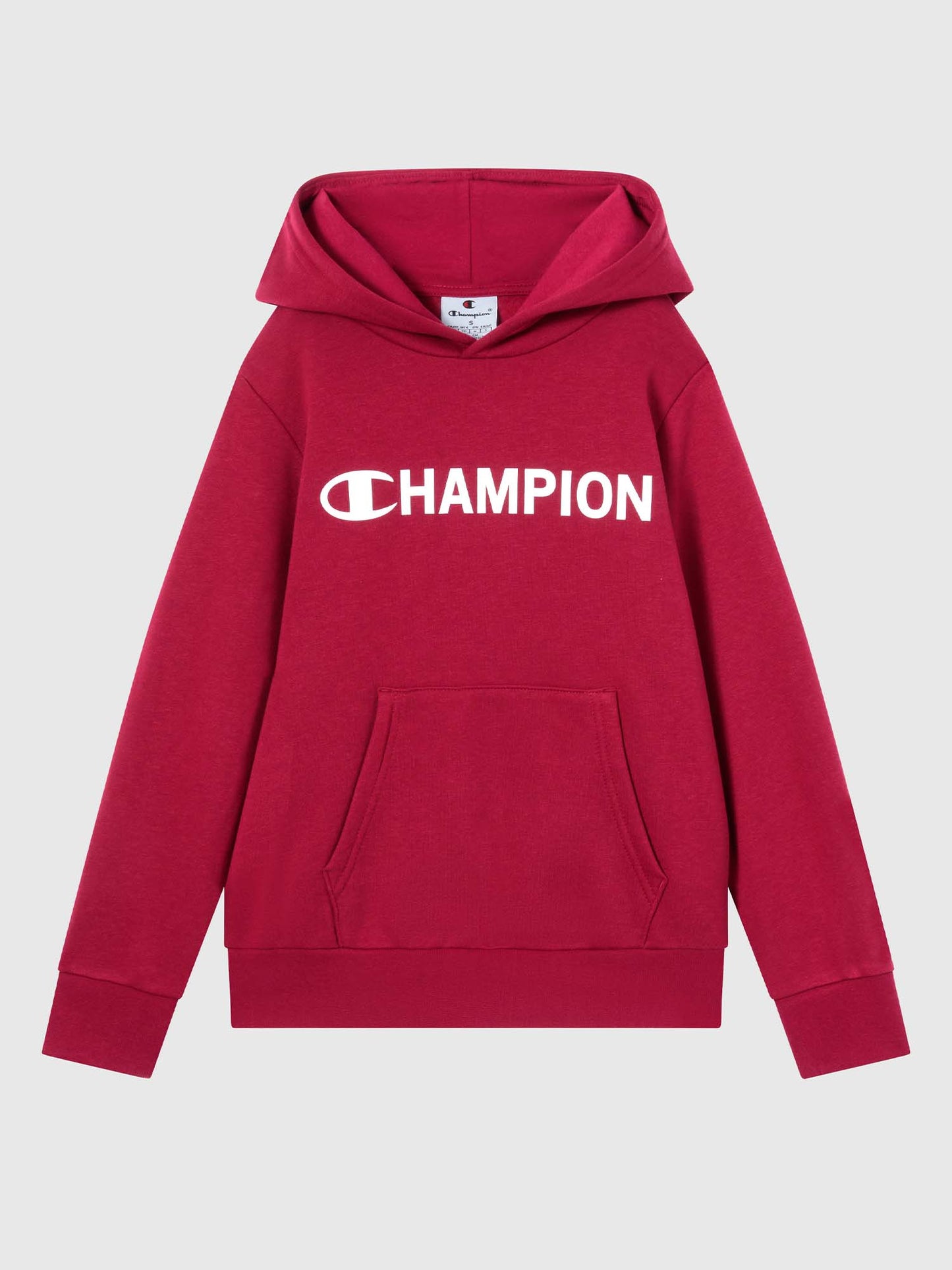 FELPA CON CAPPUCCIO CHAMPION DA BAMBINO BORDEAUX
