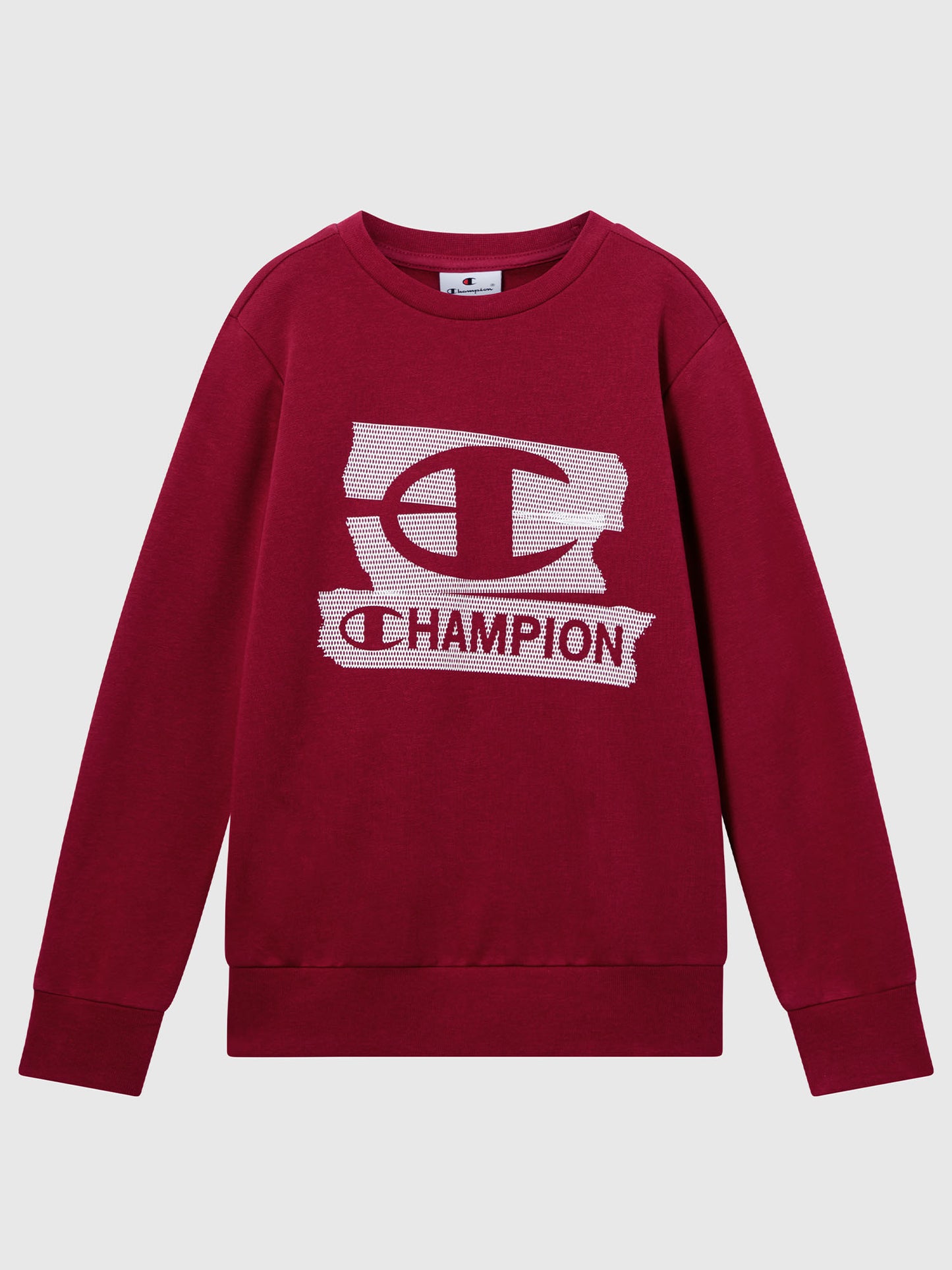 FELPA GIROCOLLO CHAMPION DA BAMBINO BORDEAUX