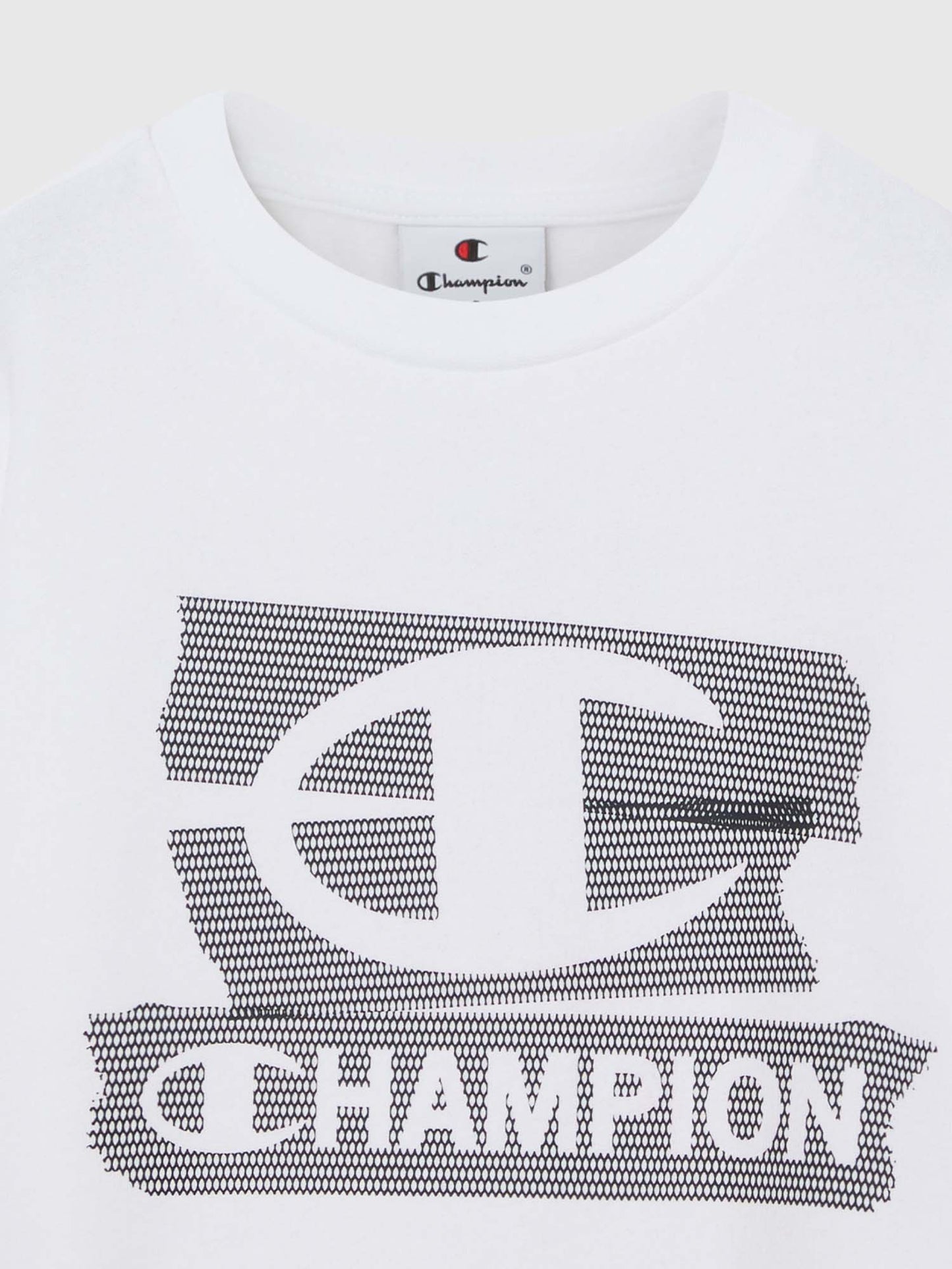 FELPA GIROCOLLO CHAMPION DA BAMBINO BIANCO