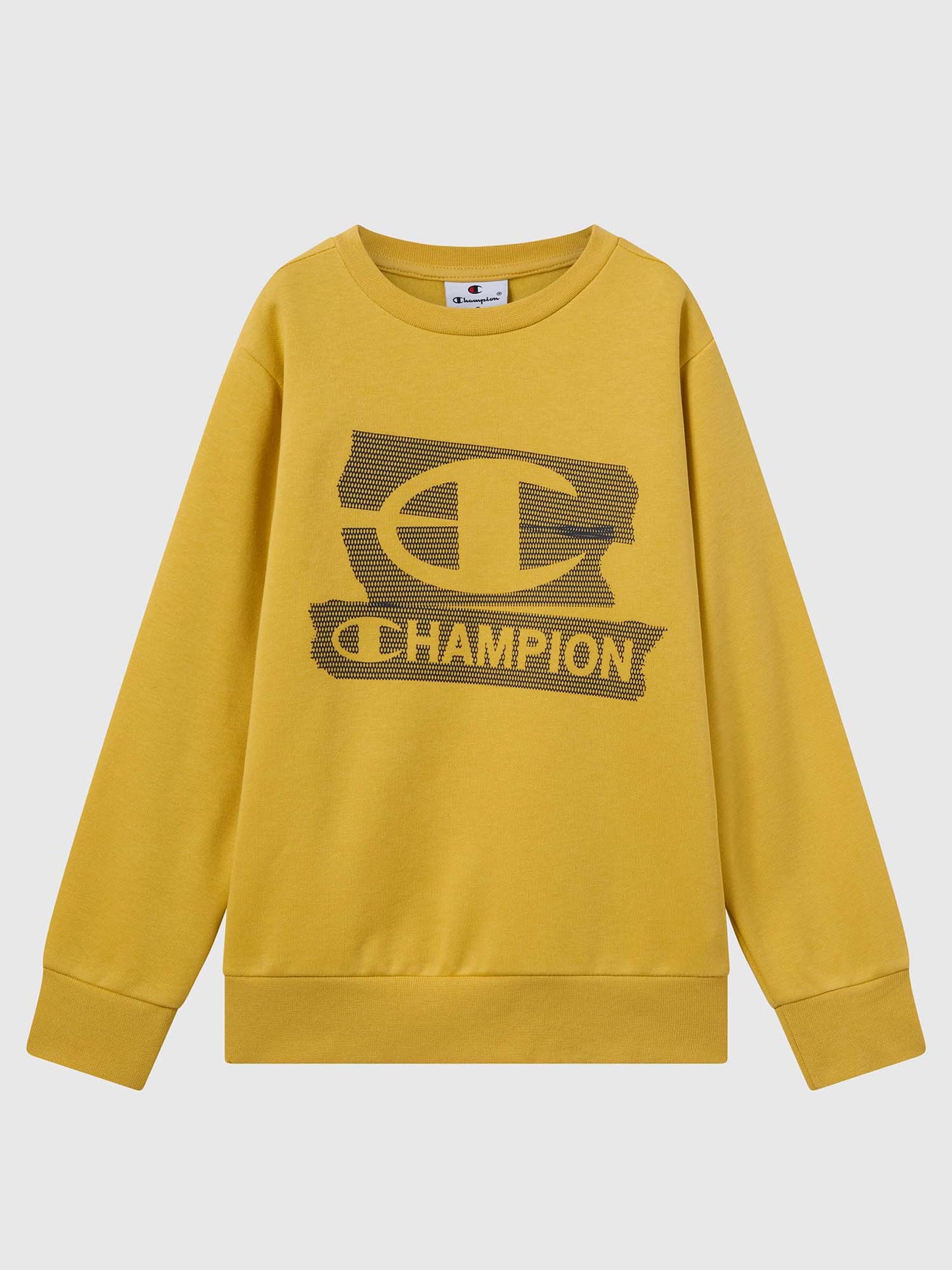 FELPA GIROCOLLO CHAMPION DA BAMBINO GIALLO
