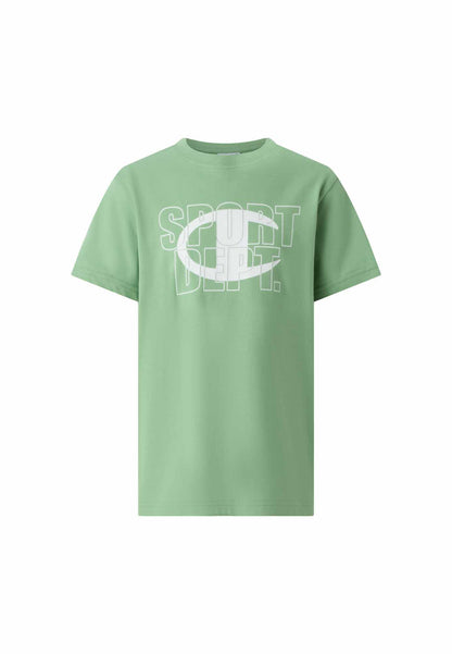 Champion B. T-shirt a maniche lunghe Unisex bambino verde