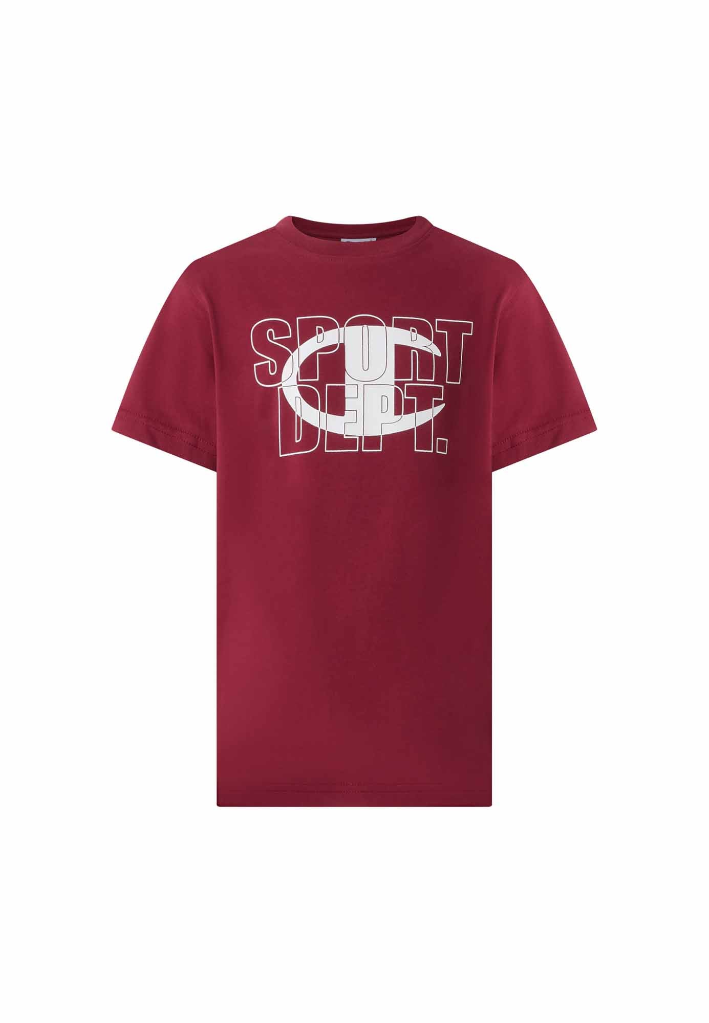 Champion 307259 rs508, t-shirt a maniche lunghe Unisex bambino bordeaux