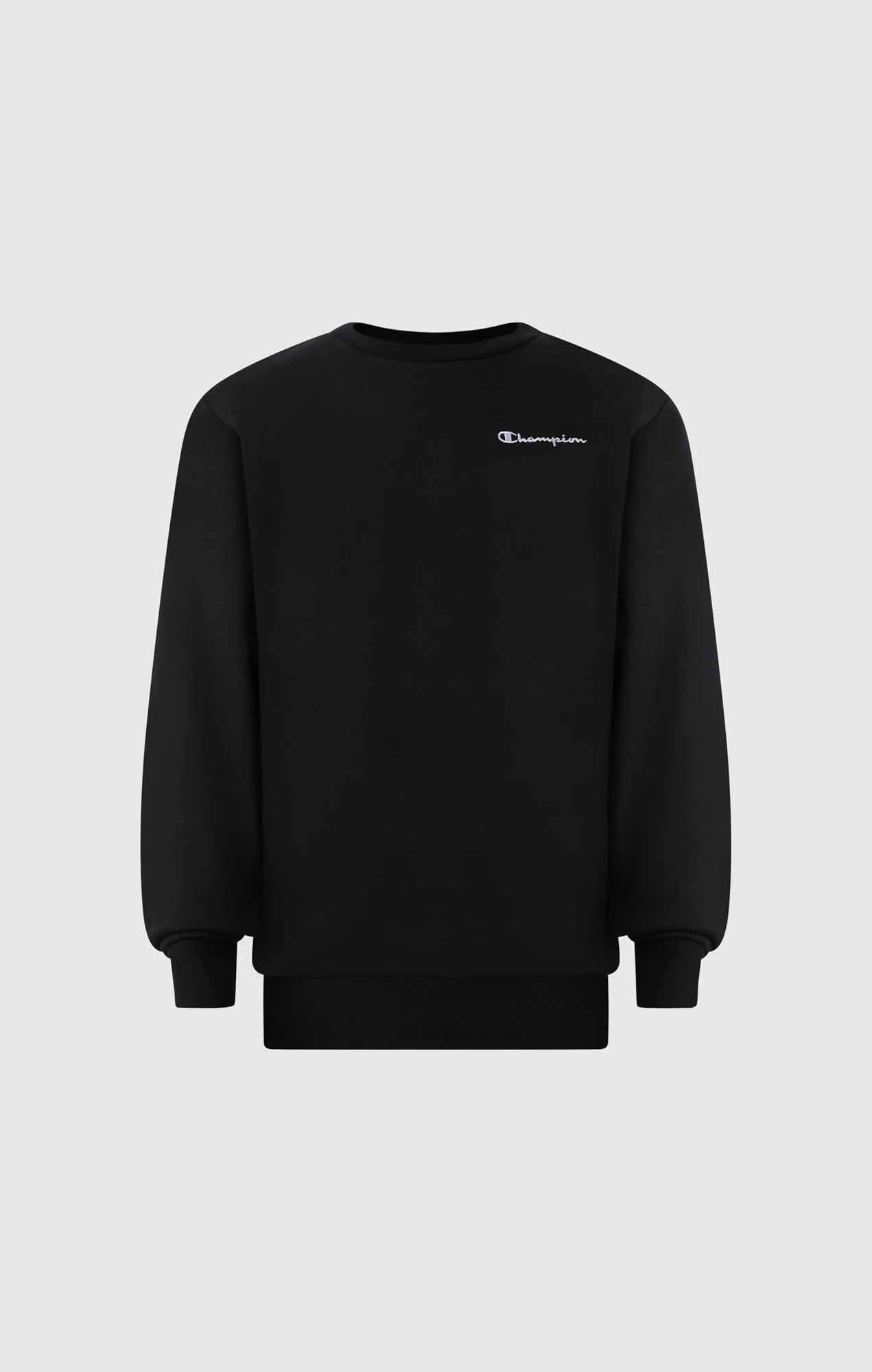 Champion Icons Crewneck, felpa da unisex bambino nera
