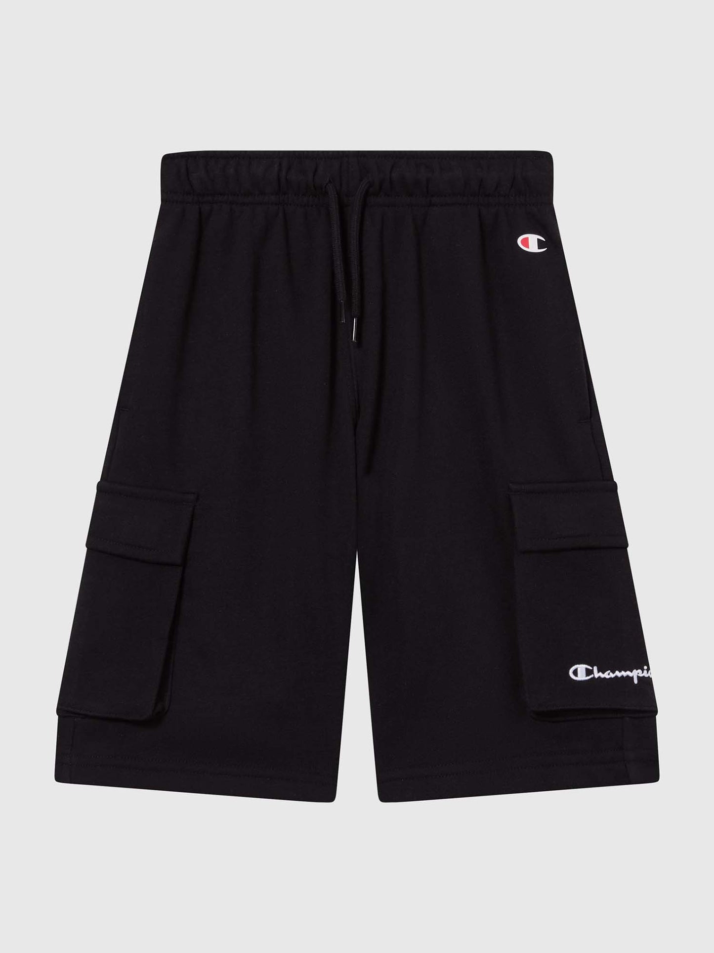 Shorts cargo Champion da bambino nero, modello versatile e leggero