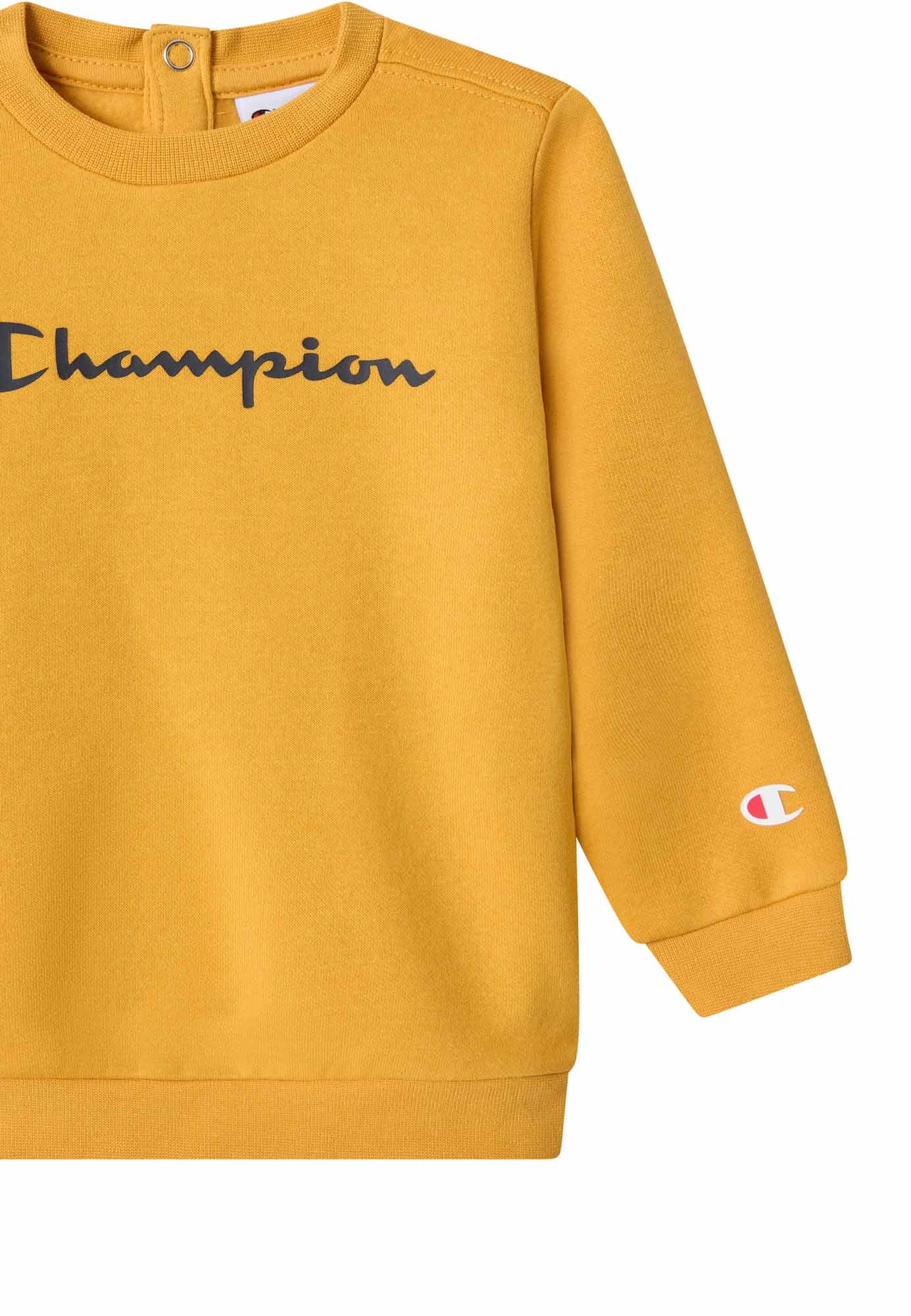 Champion 307327 YS070, tuta da unisex bambino gialla