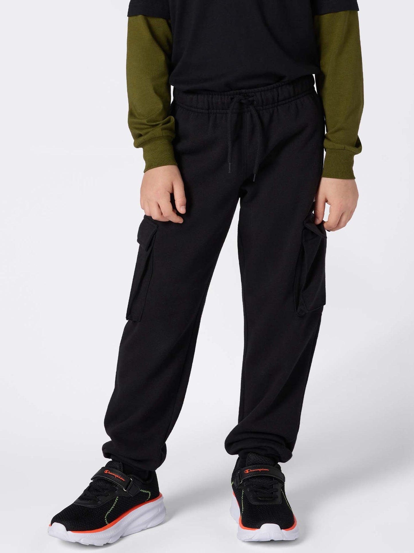 CHAMPION PANTALONE TUTA JUNIOR NERO