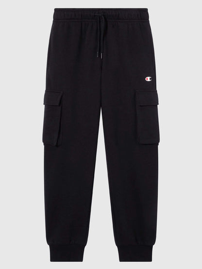 PANTALONE TUTA CHAMPION JUNIOR NERO