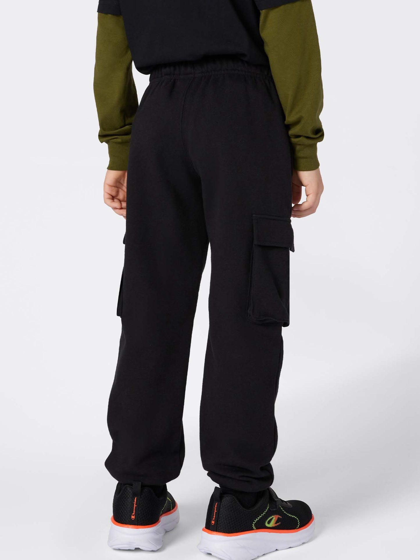 PANTALONE TUTA CHAMPION JUNIOR NERO