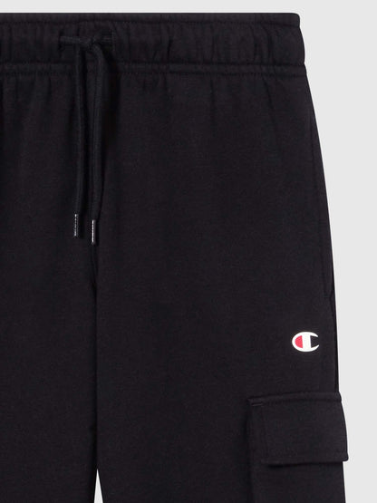 PANTALONE TUTA CHAMPION JUNIOR NERO