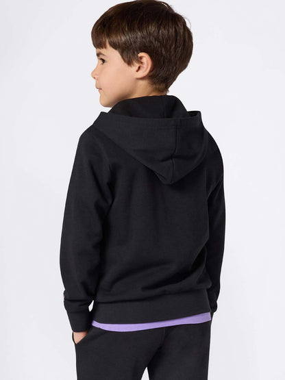 Felpa con zip Champion nera per bambino unisex