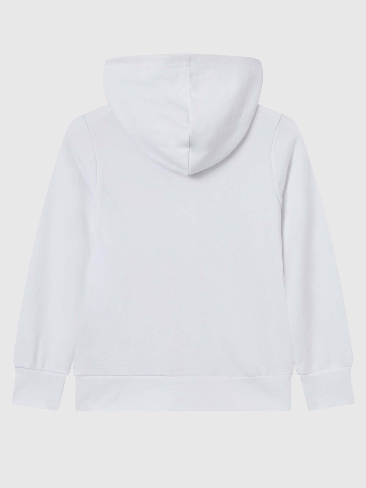 Felpa con zip bianca unisex bambino Champion