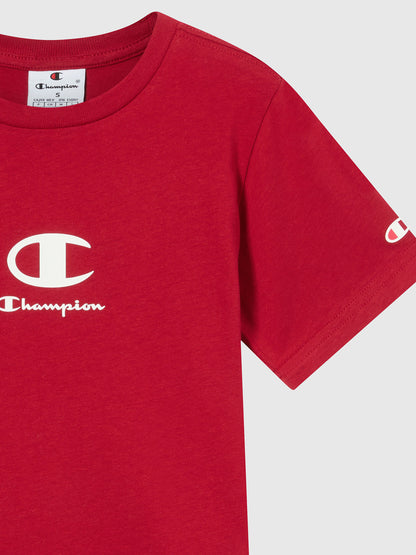 T-SHIRT GIROCOLLO CHAMPION JUNIOR BORDEAUX