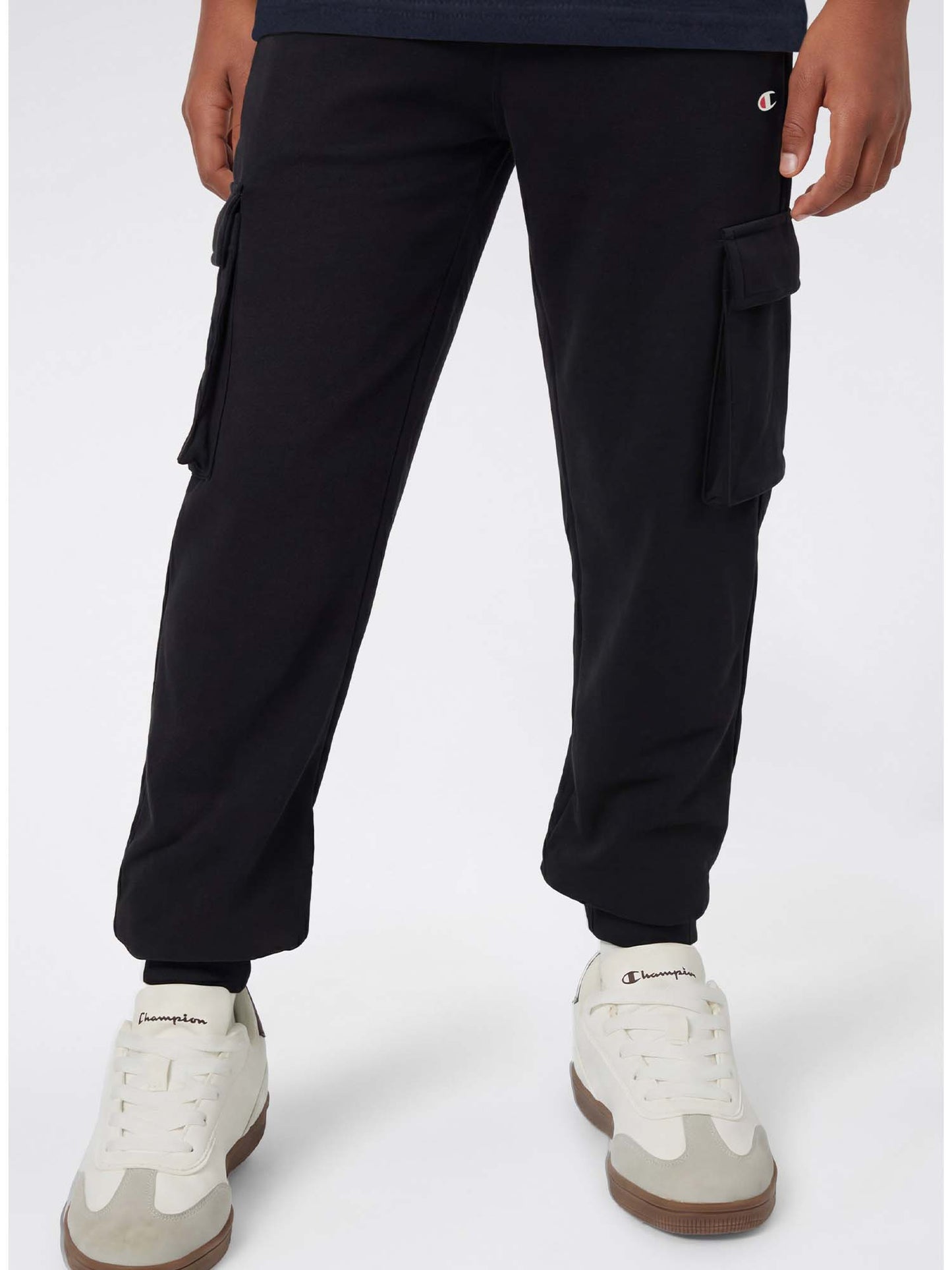 Pantaloni cargo Champion da bambino in nero unisex