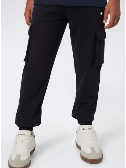 Pantaloni cargo Champion da bambino in nero unisex