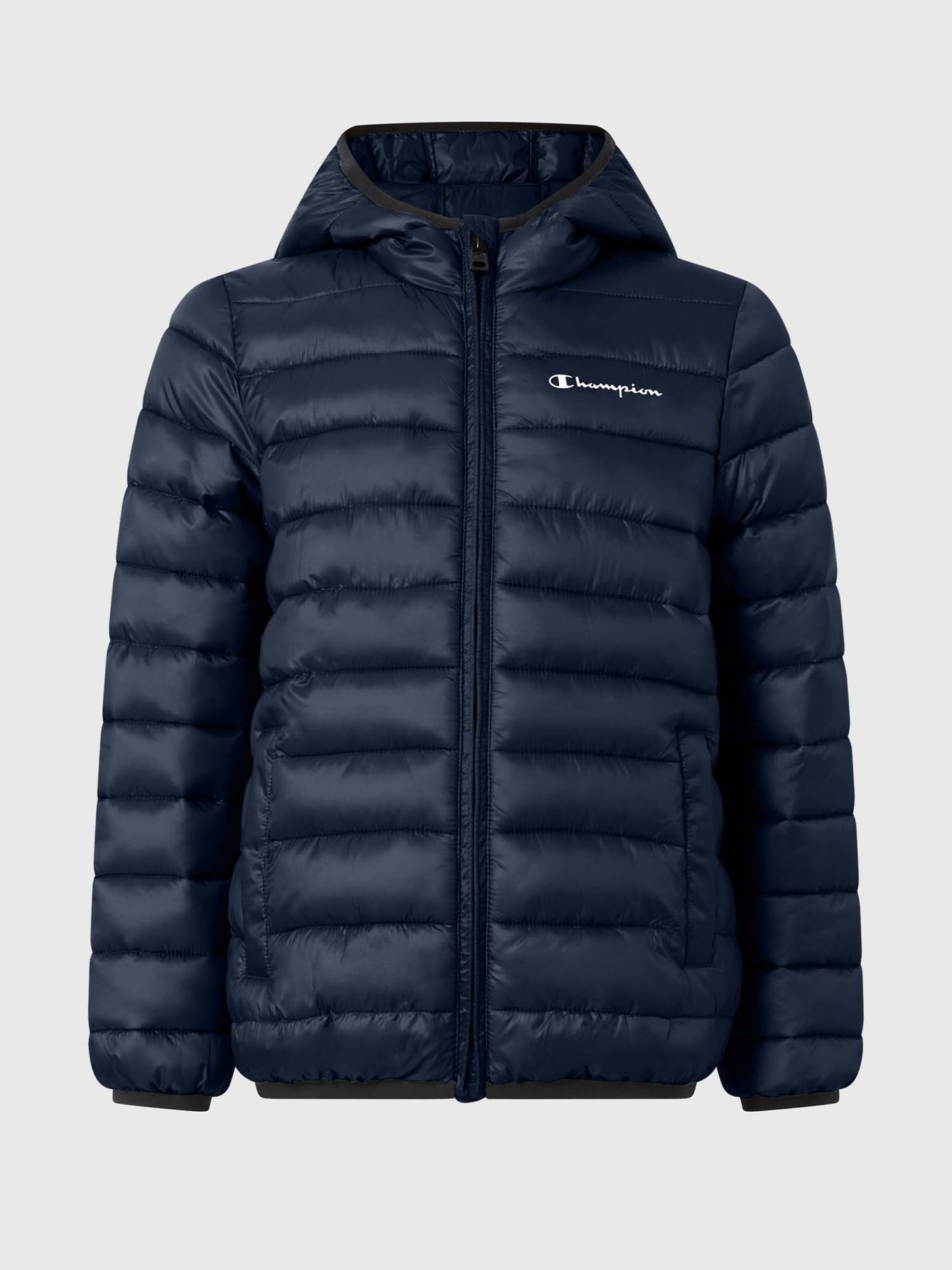 Giubbino imbottito unisex bambino Champion blu con cappuccio