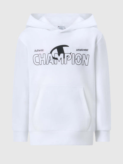 Champion felpa bianca per bambino unisex