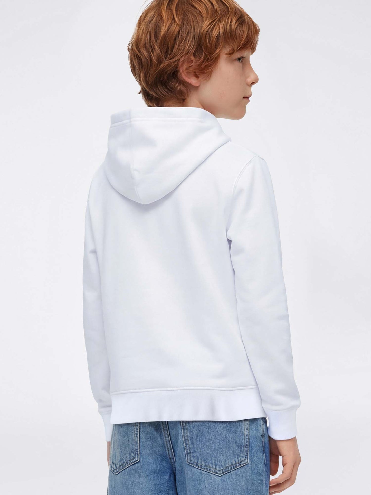 Champion felpa bianca per bambino unisex