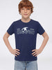 t-shirt-maniche-corte-champion-blu-unisex-bambino