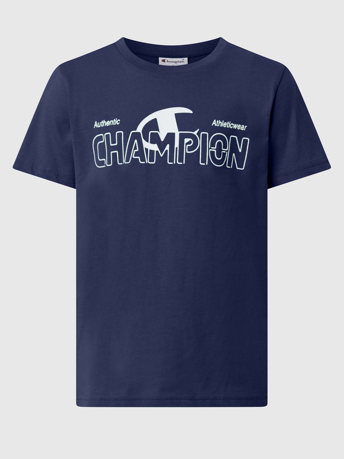 T-shirt maniche corte Champion blu unisex bambino