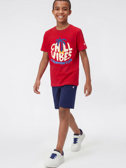 Champion b. completo completino da bambino/a rosso blu