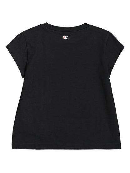 T-SHIRT SUMMER CHAMPION BAMBINA NERO