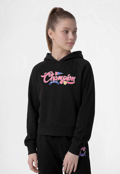 Champion g. felpa fl da bambino/a nero