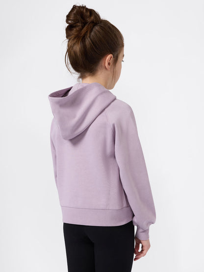 FELPA CON CAPPUCCIO CHAMPION DA BAMBINA LILLA