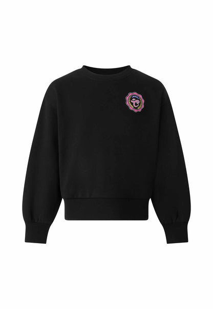 Champion g. felpa fl da bambino/a nero