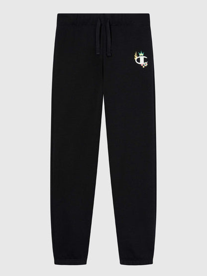 PANTALONE SPORTIVO CHAMPION DA BAMBINA NERO