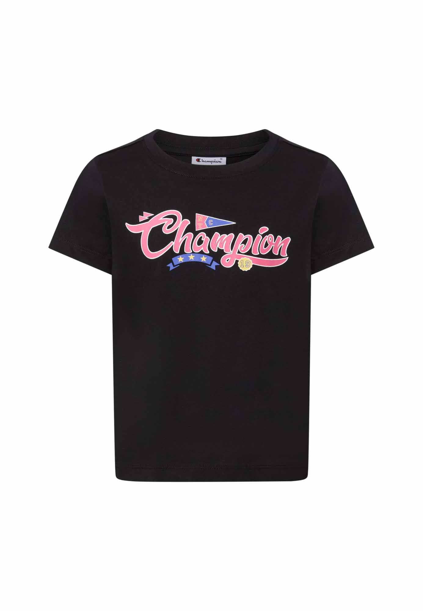 Champion G, t-shirt a maniche lunghe Unisex bambino nero