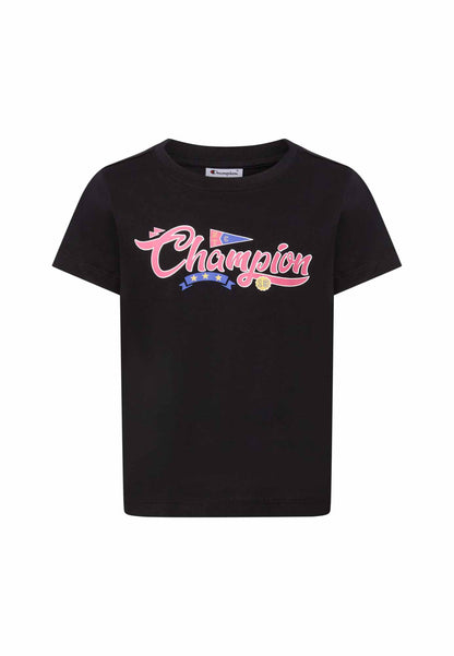 Champion G, t-shirt a maniche lunghe Unisex bambino nero
