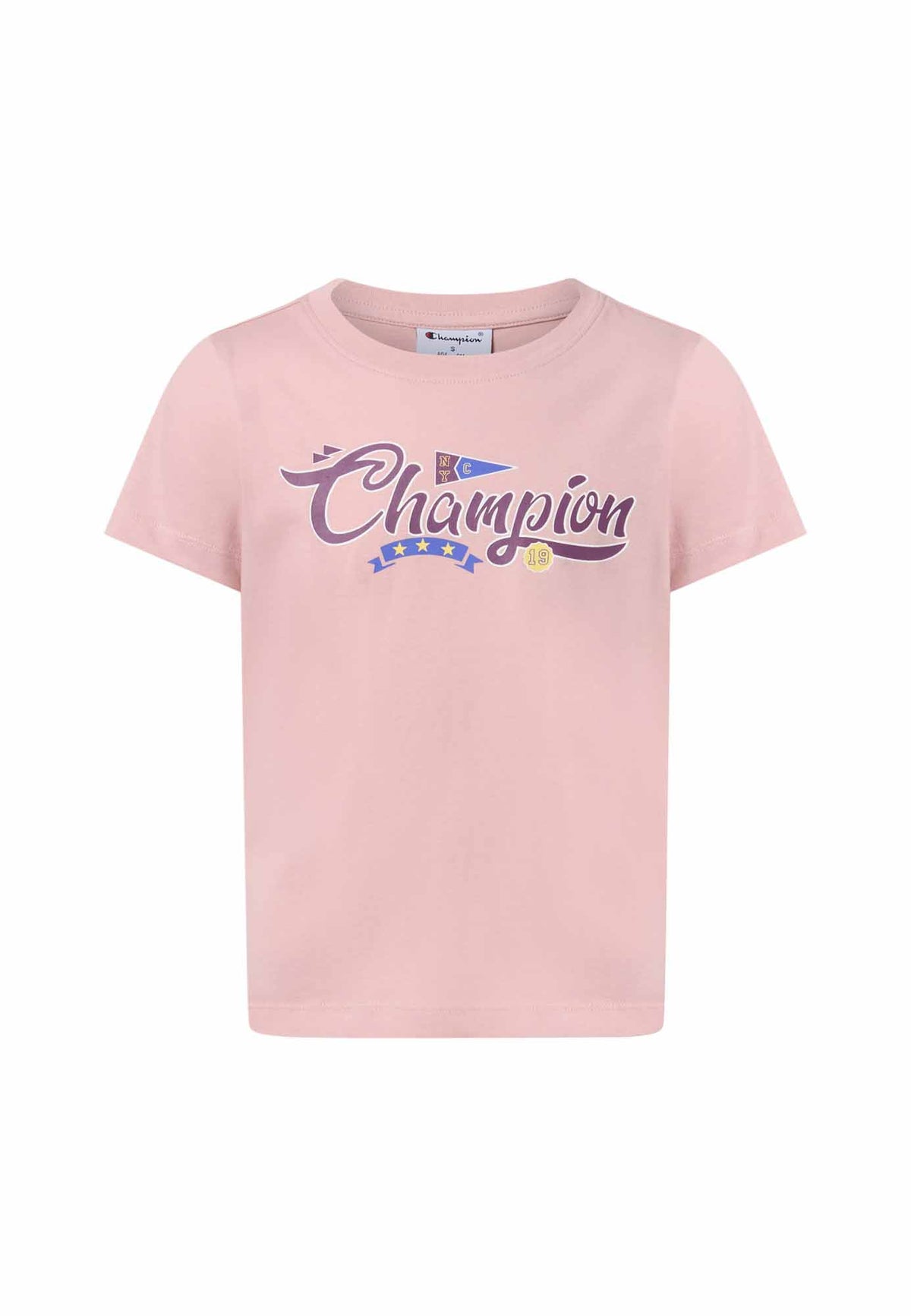 Champion g. t-shirt da bambino/a rosa