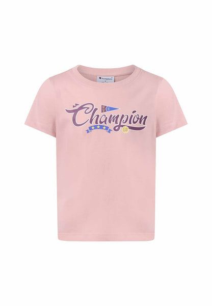 Champion g. t-shirt da bambino/a rosa