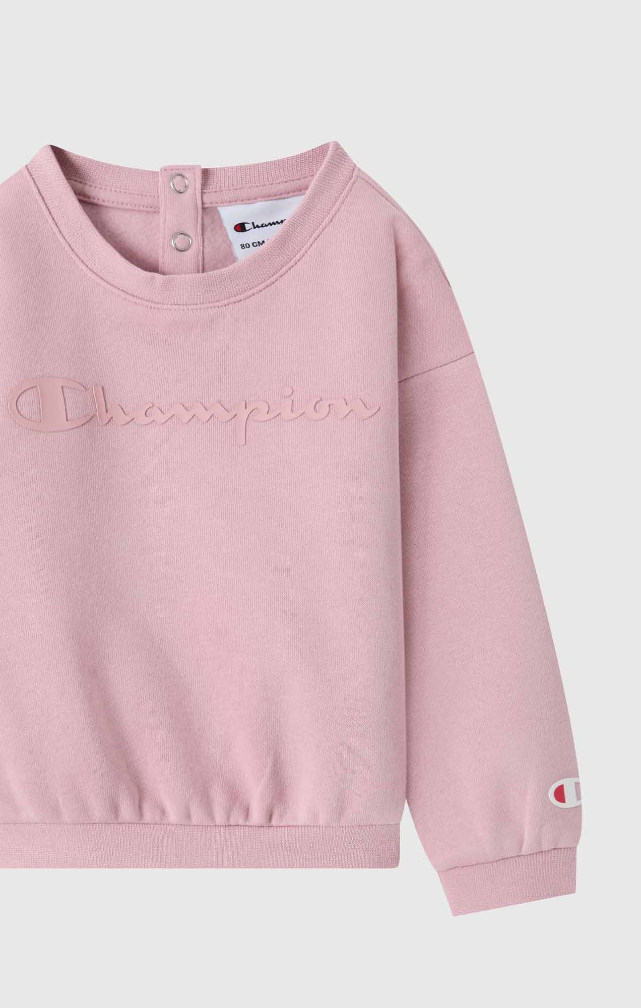 Champion 405235 Ps090, tuta da unisex bambino rosa