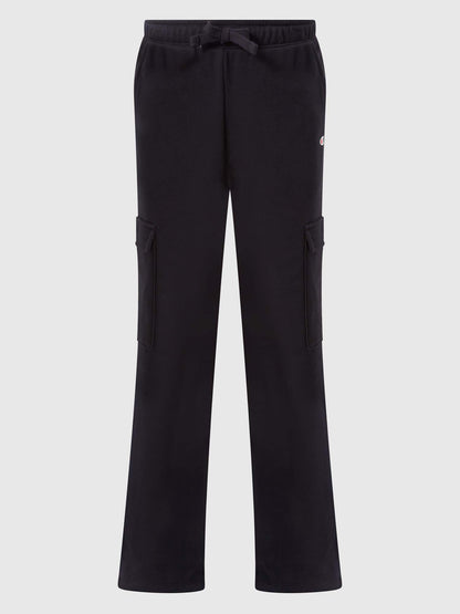 Pantaloni Straight Hem unisex bambino neri Champion