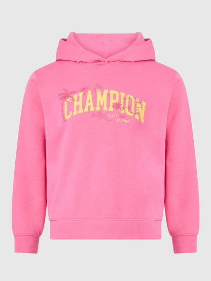 Felpa con cappuccio Champion da unisex bambino rosa