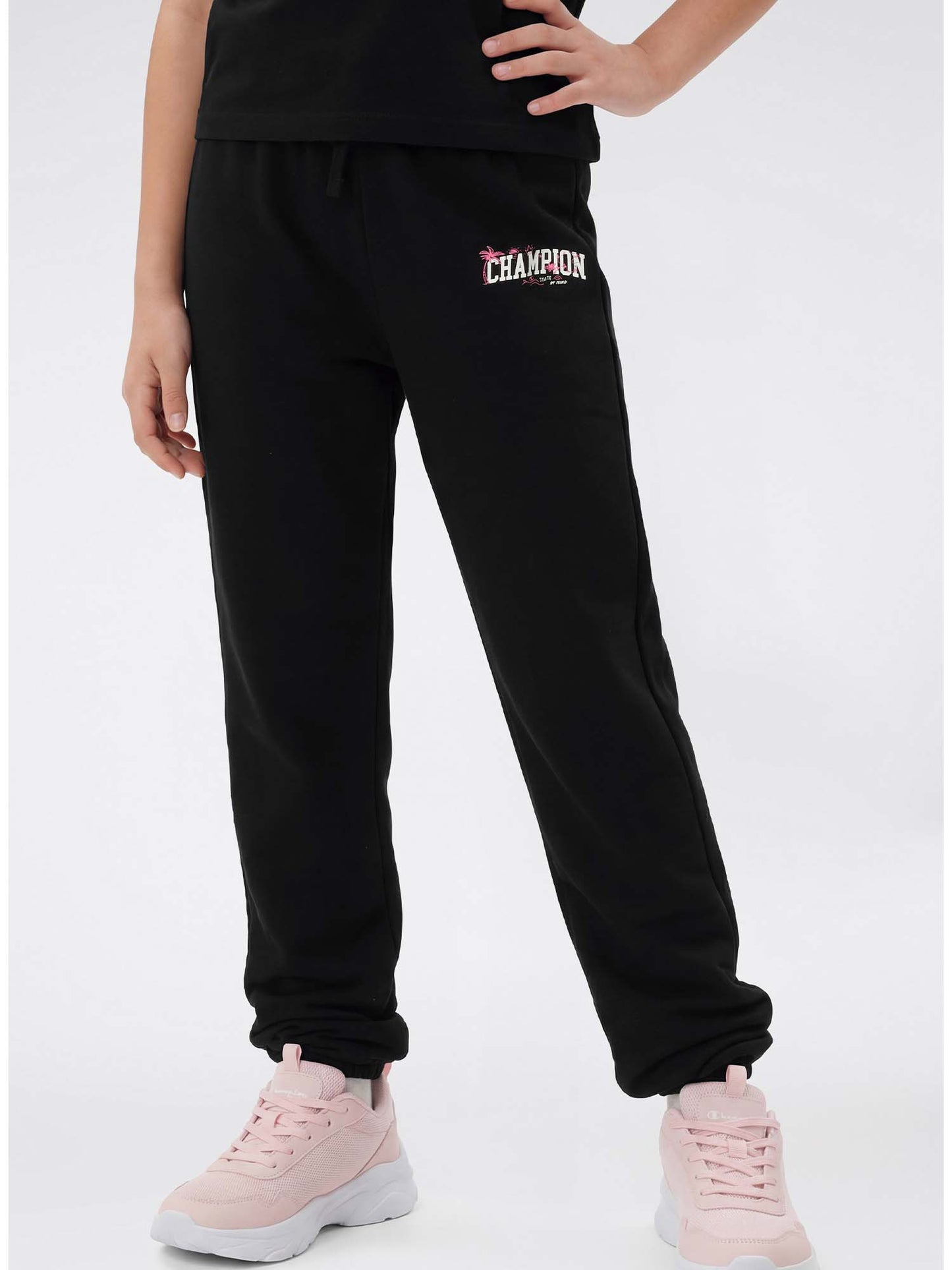 Pantaloni jogger leggeri neri per bambino unisex Champion
