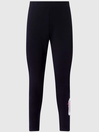 Pantaloni leggings unisex bambino neri Champion