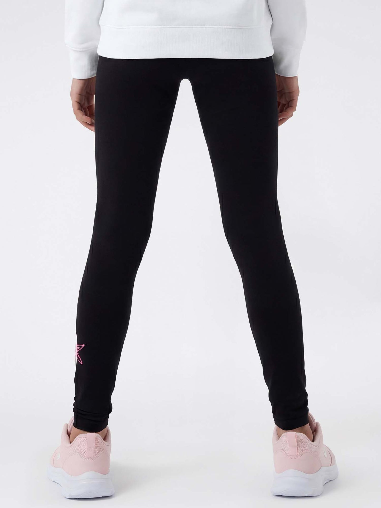 Pantaloni leggings unisex bambino neri Champion