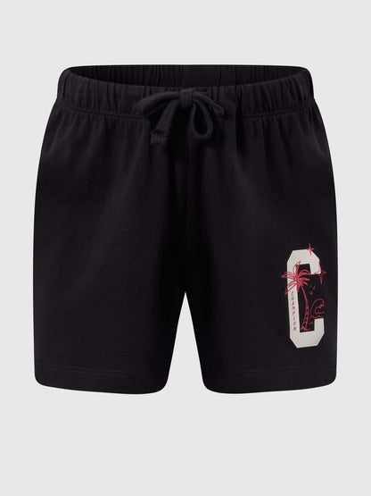 Shorts Champion unisex bambino in nero per la primavera-estate