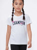 champion-t-shirt-bianca-a-maniche-corte-per-bambino-unisex