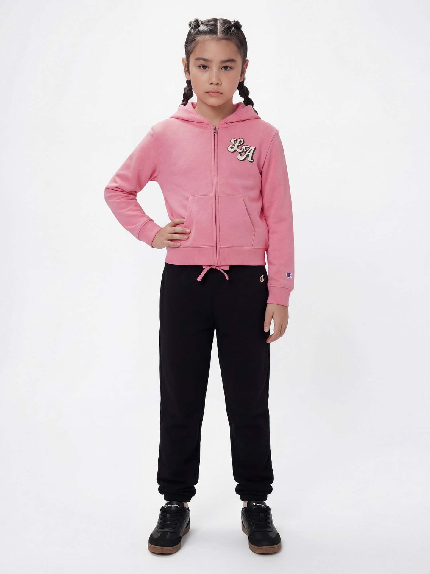 Tuta unisex bambino Champion rosa per la primavera-estate