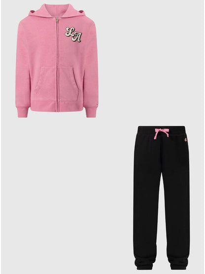 Tuta unisex bambino Champion rosa per la primavera-estate