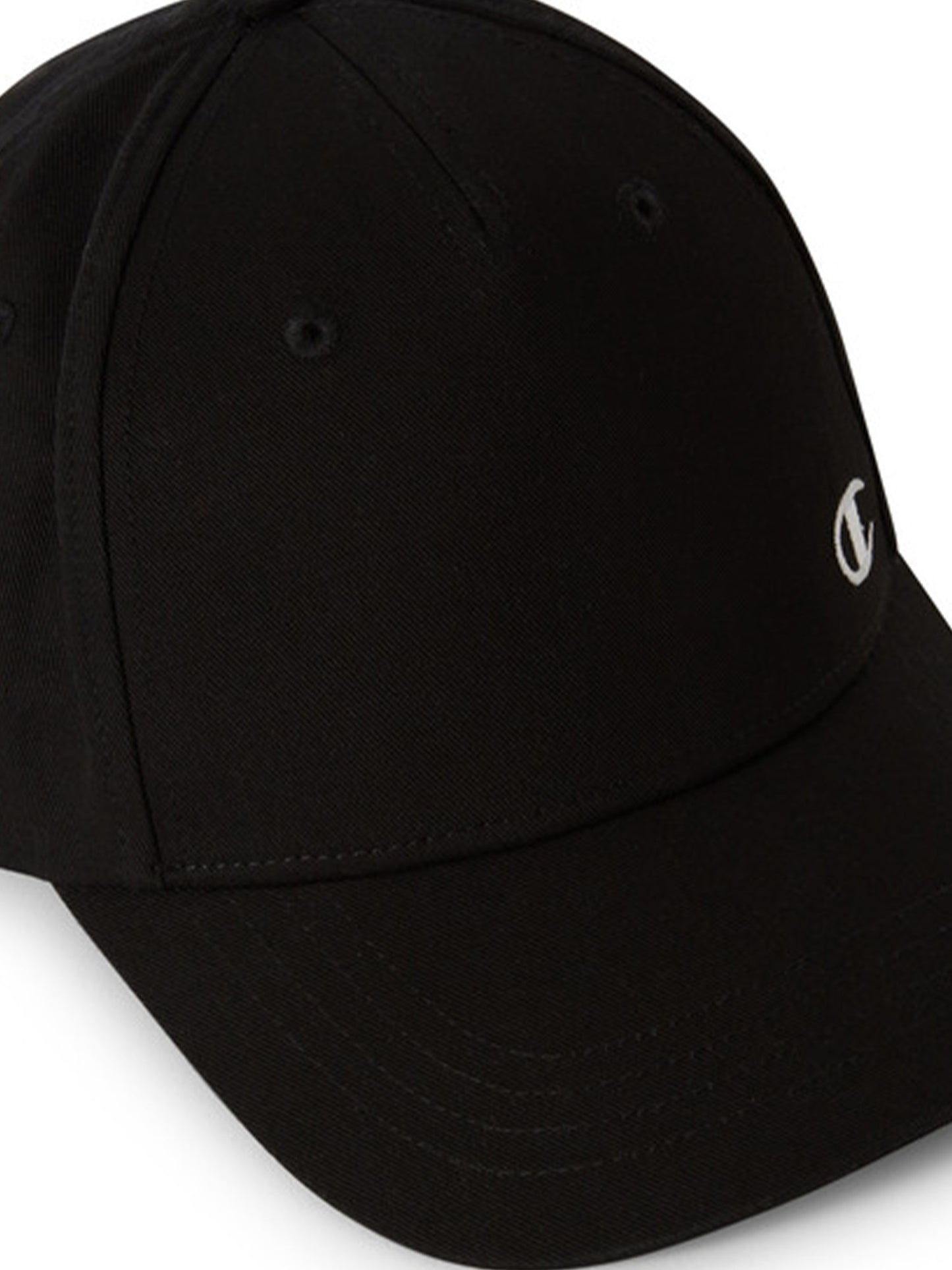 Cappello baseball unisex nero Champion con logo ricamato