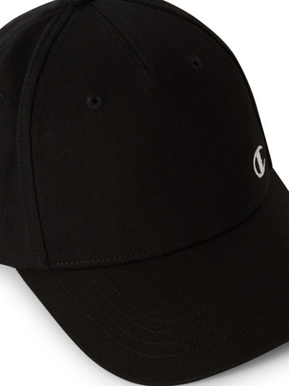 Cappello baseball unisex nero Champion con logo ricamato