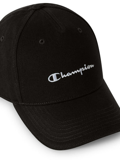 Cappello nero unisex bambino Champion dal look sportivo