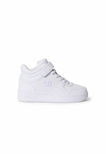 Champion Rd18 Mid B Ps, sneakers da bambino bianche